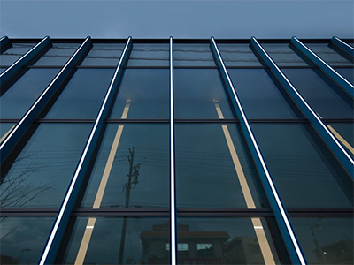 ALBEAM Curtain Wall 施工例 その1