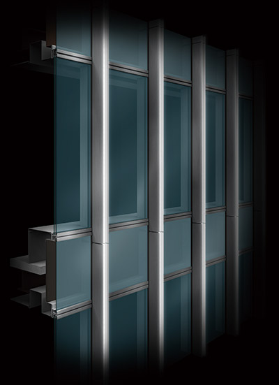 ALBEAM Curtain Wall 方立搭載型イメージ２